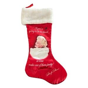 Marilyn Monroe Christmas Stocking